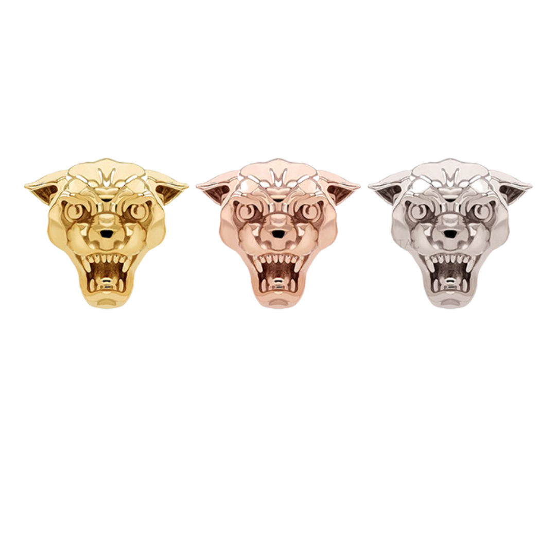 18k Gold Panther Head