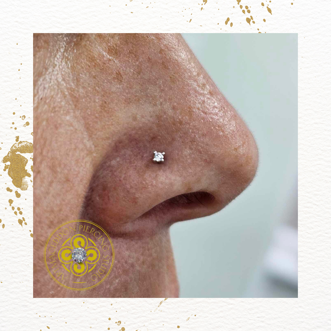 Swarovski Crystal Prong - Threadless End