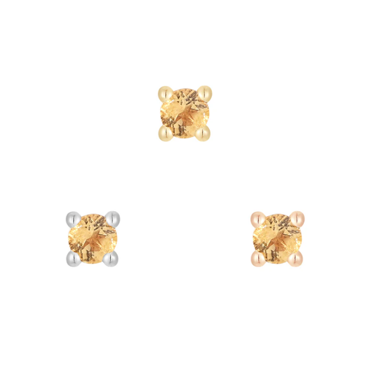 Citrine Prong - Threadless End