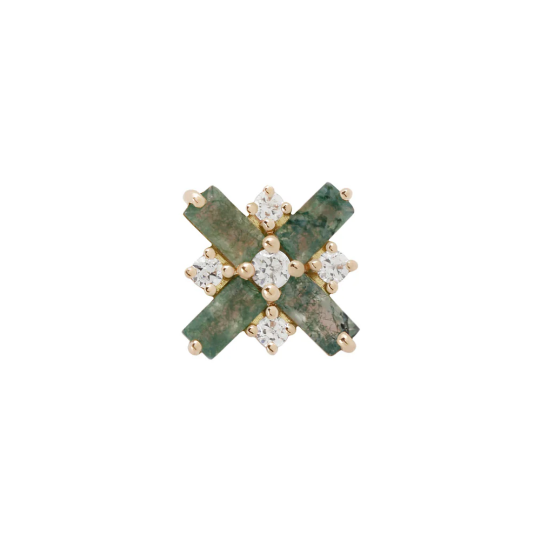 Covet - Moss Agate - Threadless End