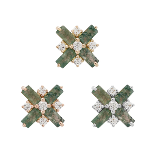 Covet - Moss Agate - Threadless End