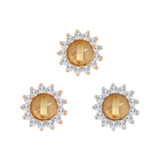 Delphine - Rutilated Quartz - Threadless End