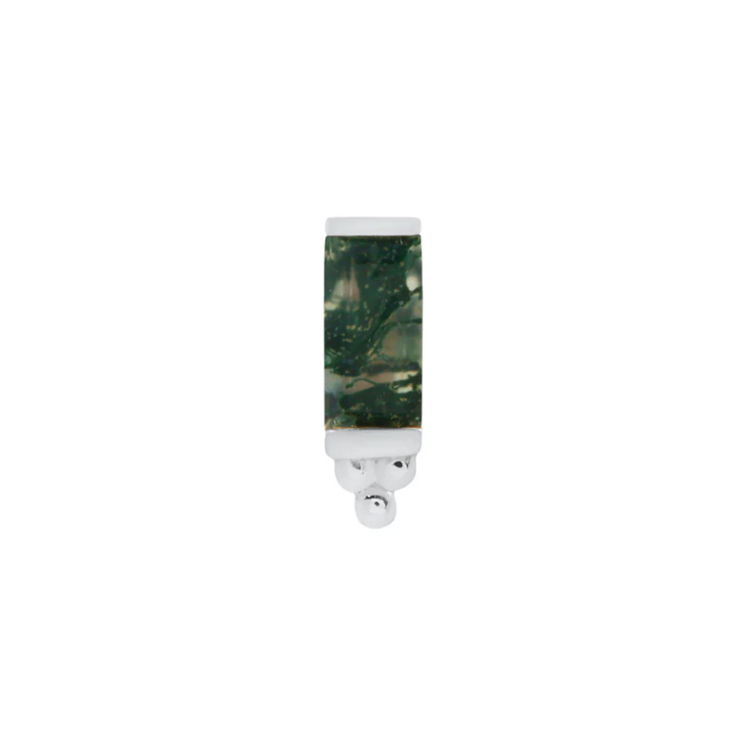 Dior - Moss Agate - Gold Threadless End
