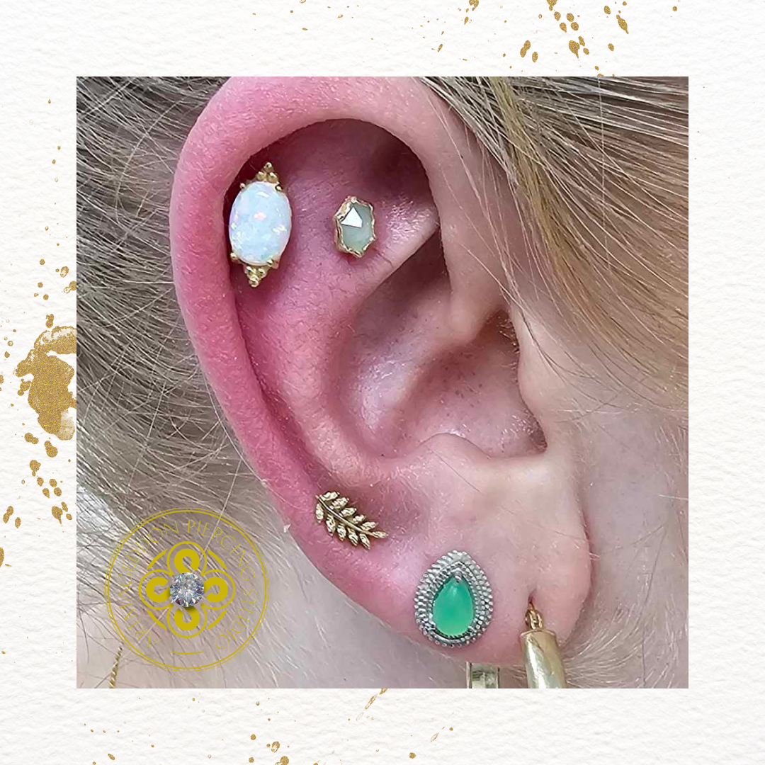 Pump Up The Volume - Aquamarine - Threadless End