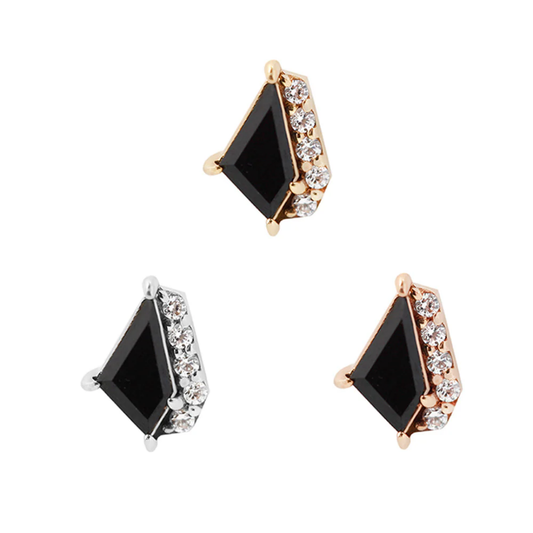 Elevate - Black Spinel - Threadless End