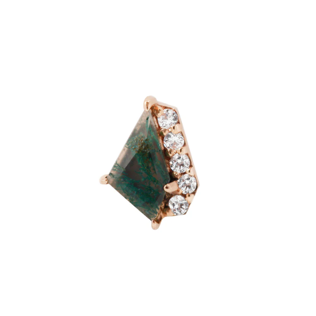 Elevate - Moss Agate - Threadless End