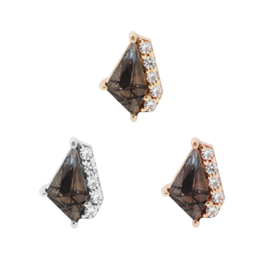 Elevate - Tourmalated Quartz - Threadless End