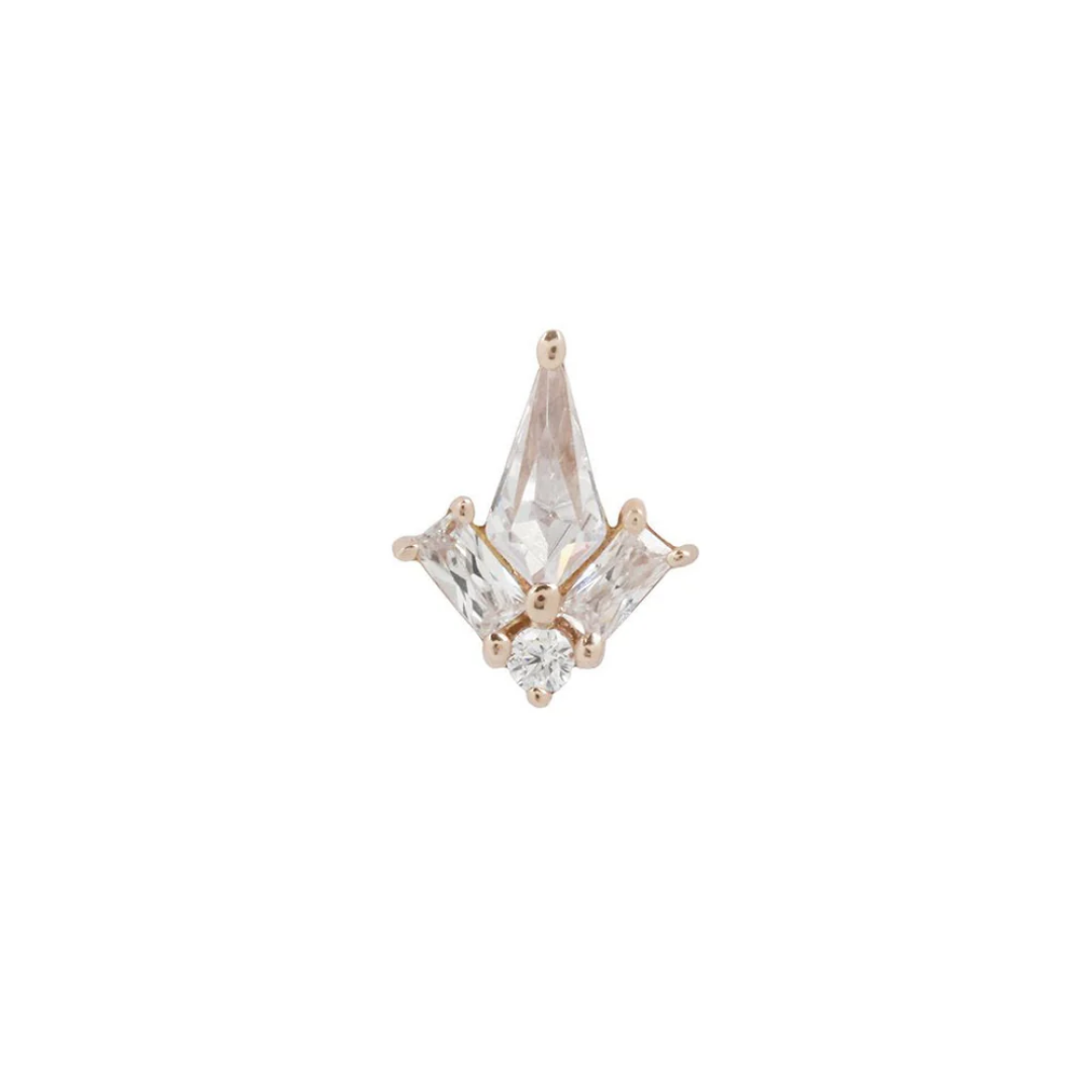 L.A. Baby - CZ - Threadless End