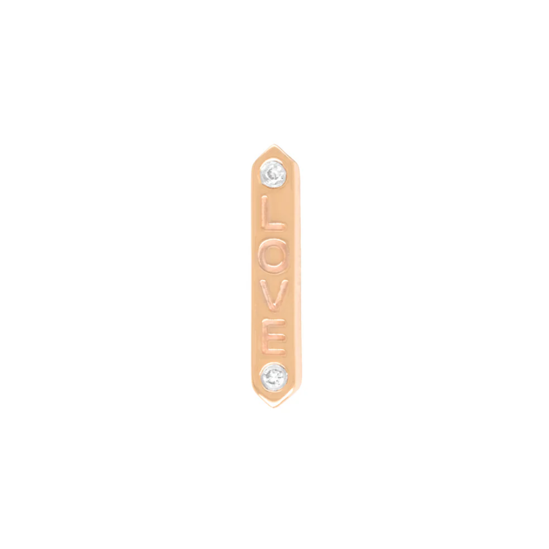 "LOVE" - Diamond - Threadless End
