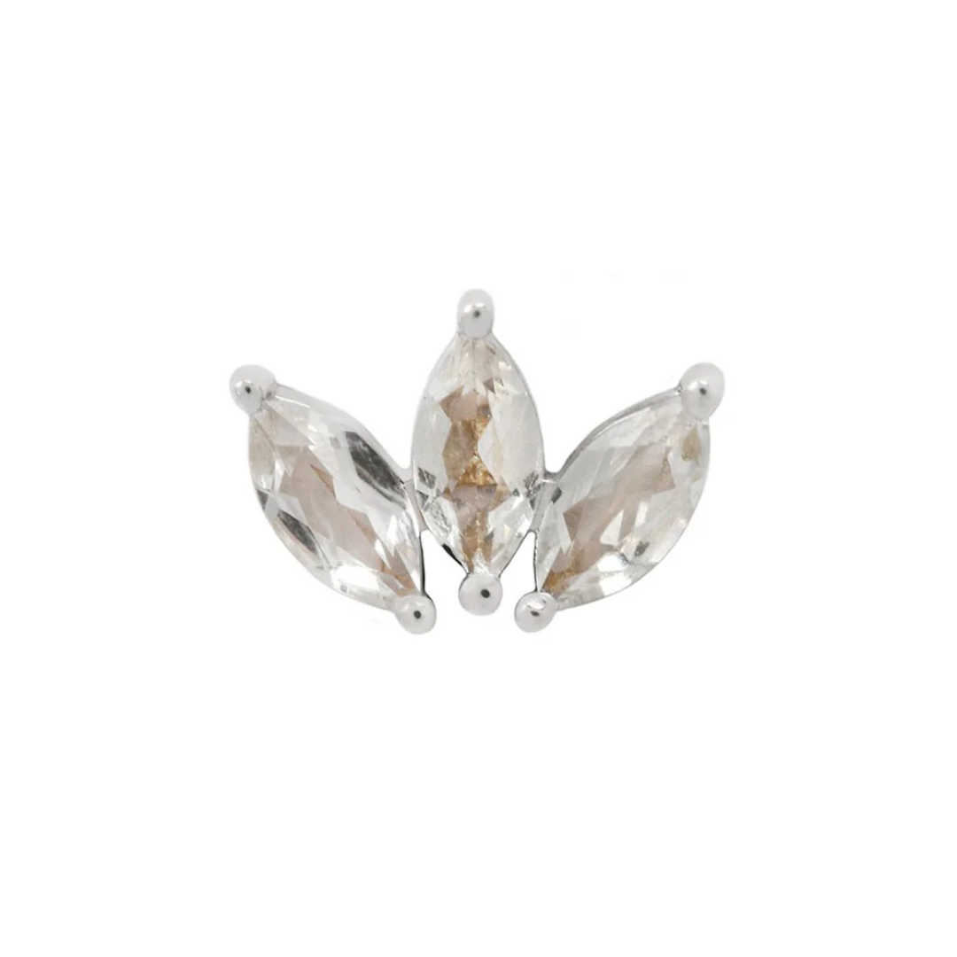 Moet - Swarovski CZ Threadless End