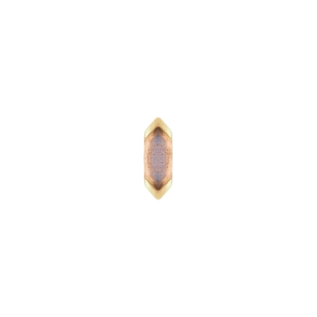 Mystic Threadless End - Labradorite