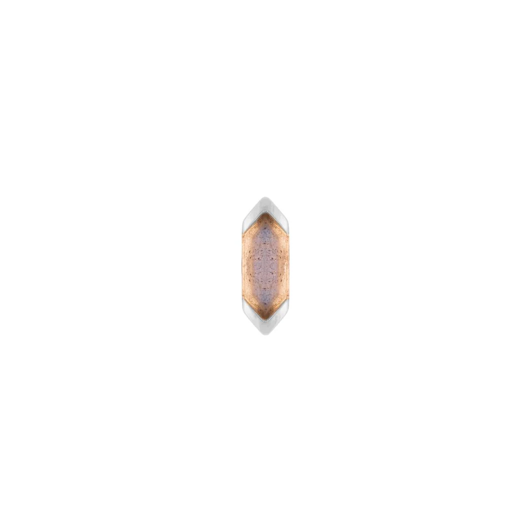 Mystic Threadless End - Labradorite
