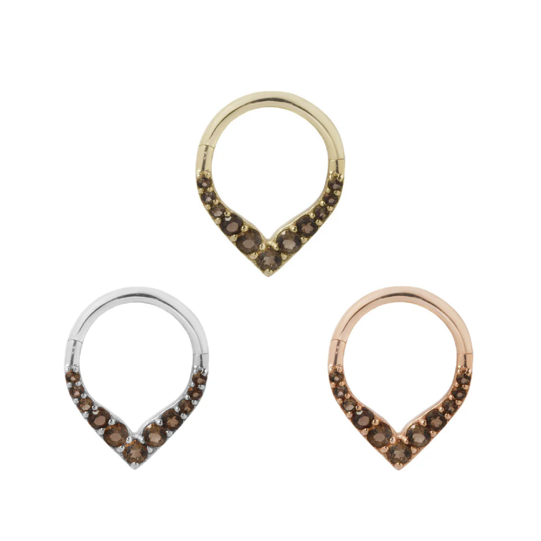 Rise + Shine - Smoky Quartz - Clicker