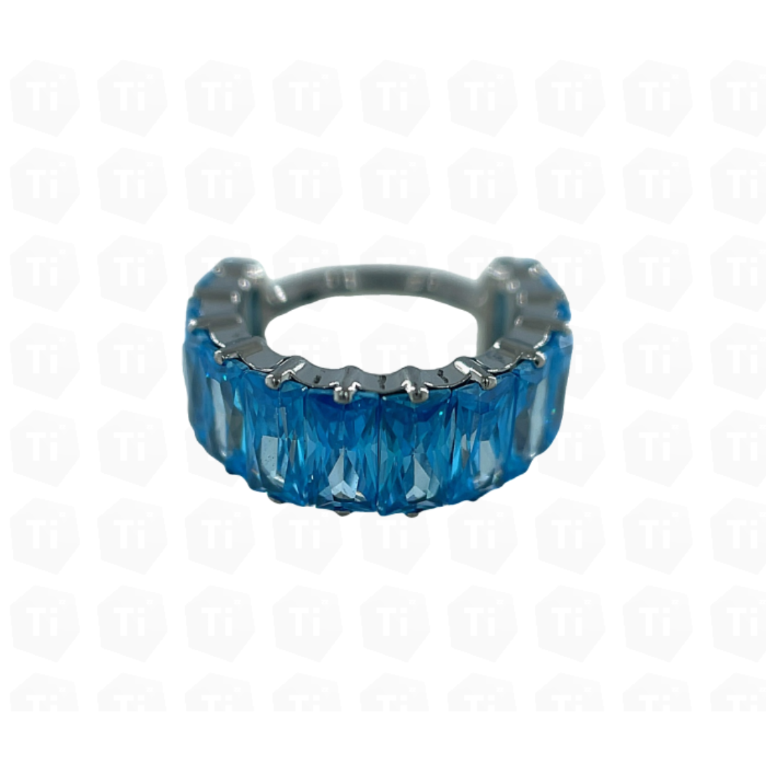 The Aqua Constantine Hinged Ring