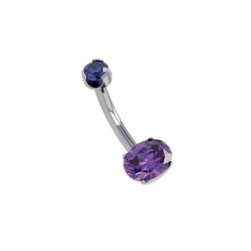 Anatometal Titanium Oval Navel