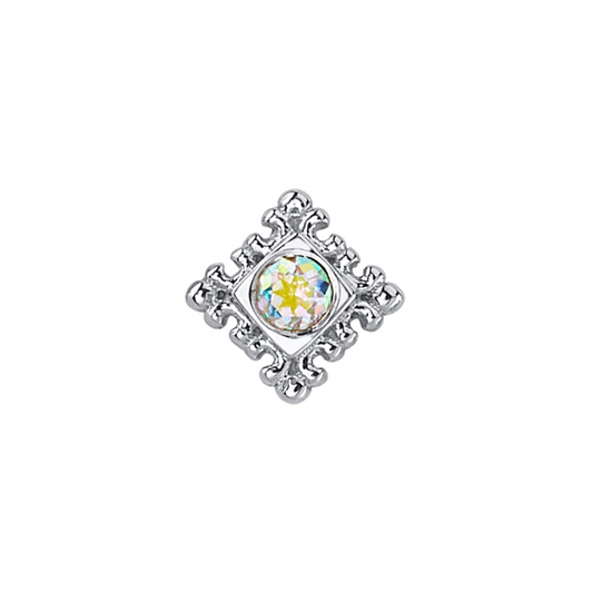Flourish Illusion Diamond Threaded End