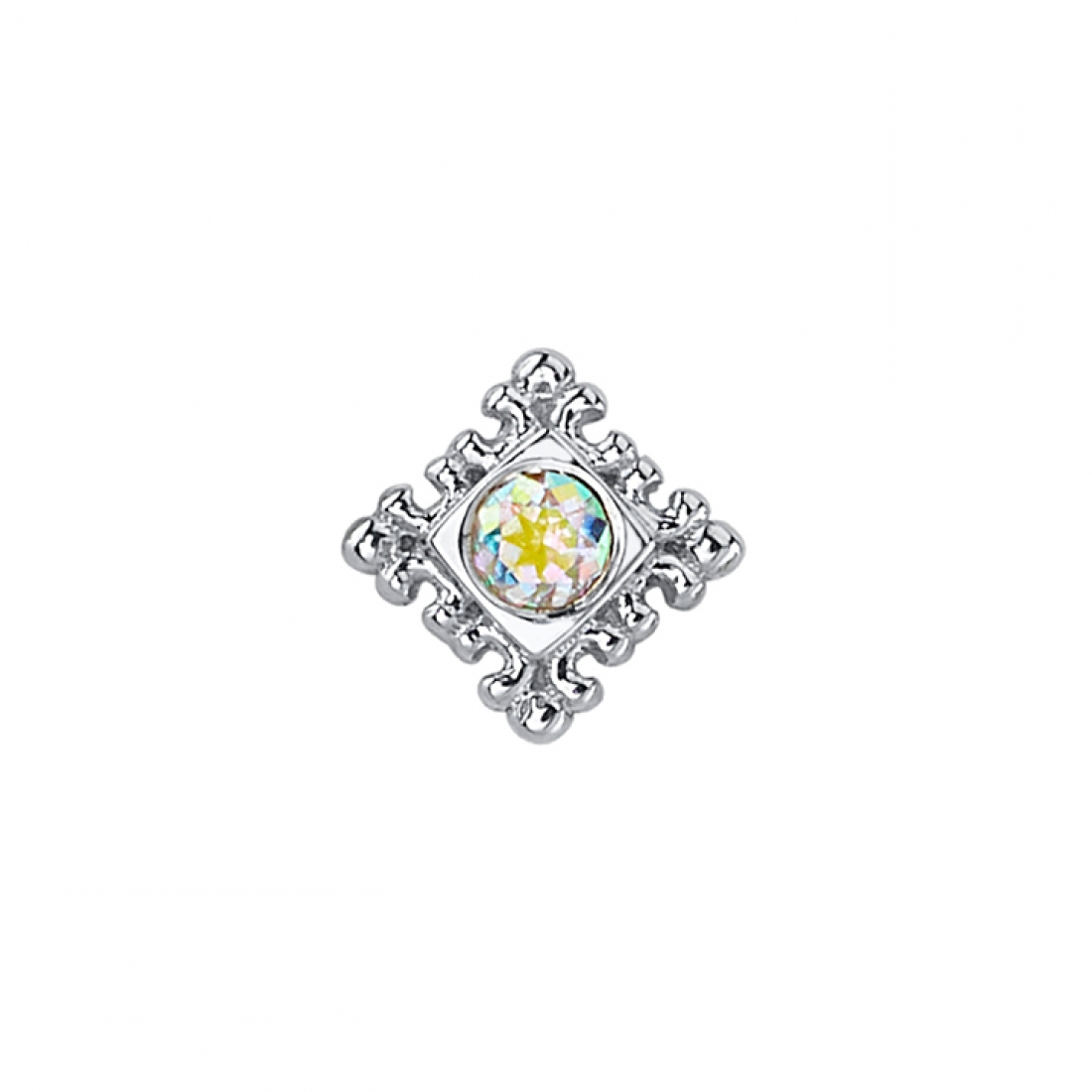 Flourish Illusion Diamond Threaded End