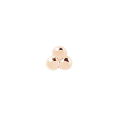 3 Bead Cluster Threadless End
