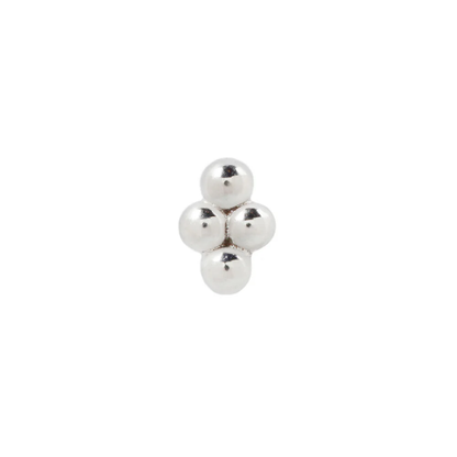 4 Bead Cluster Threadless End