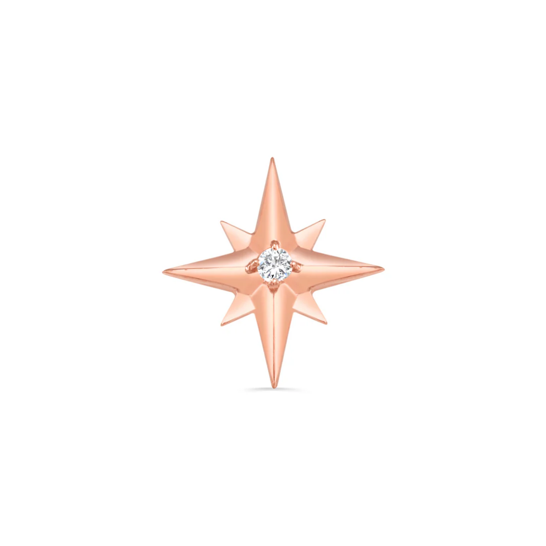 Accented Shing Star Threadless End