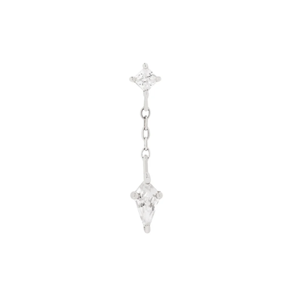 Alum CZ Threadless End