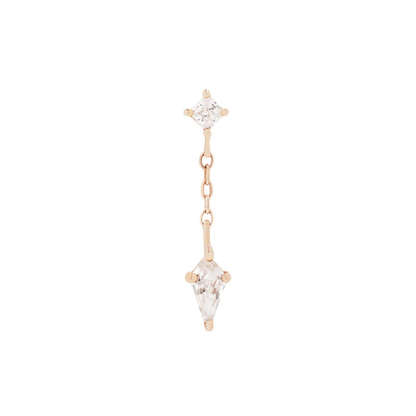 Alum CZ Threadless End