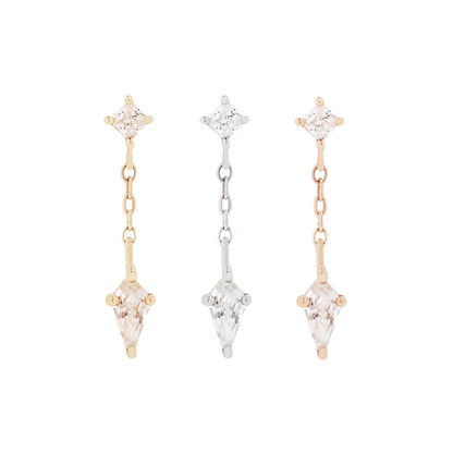 Alum CZ Threadless End