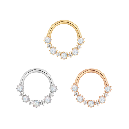 Ariana Rainbow Moonstone Clicker