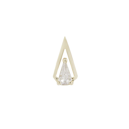 ArtHaus CZ Gold Threadless End