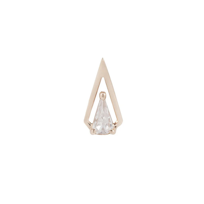 ArtHaus CZ Gold Threadless End