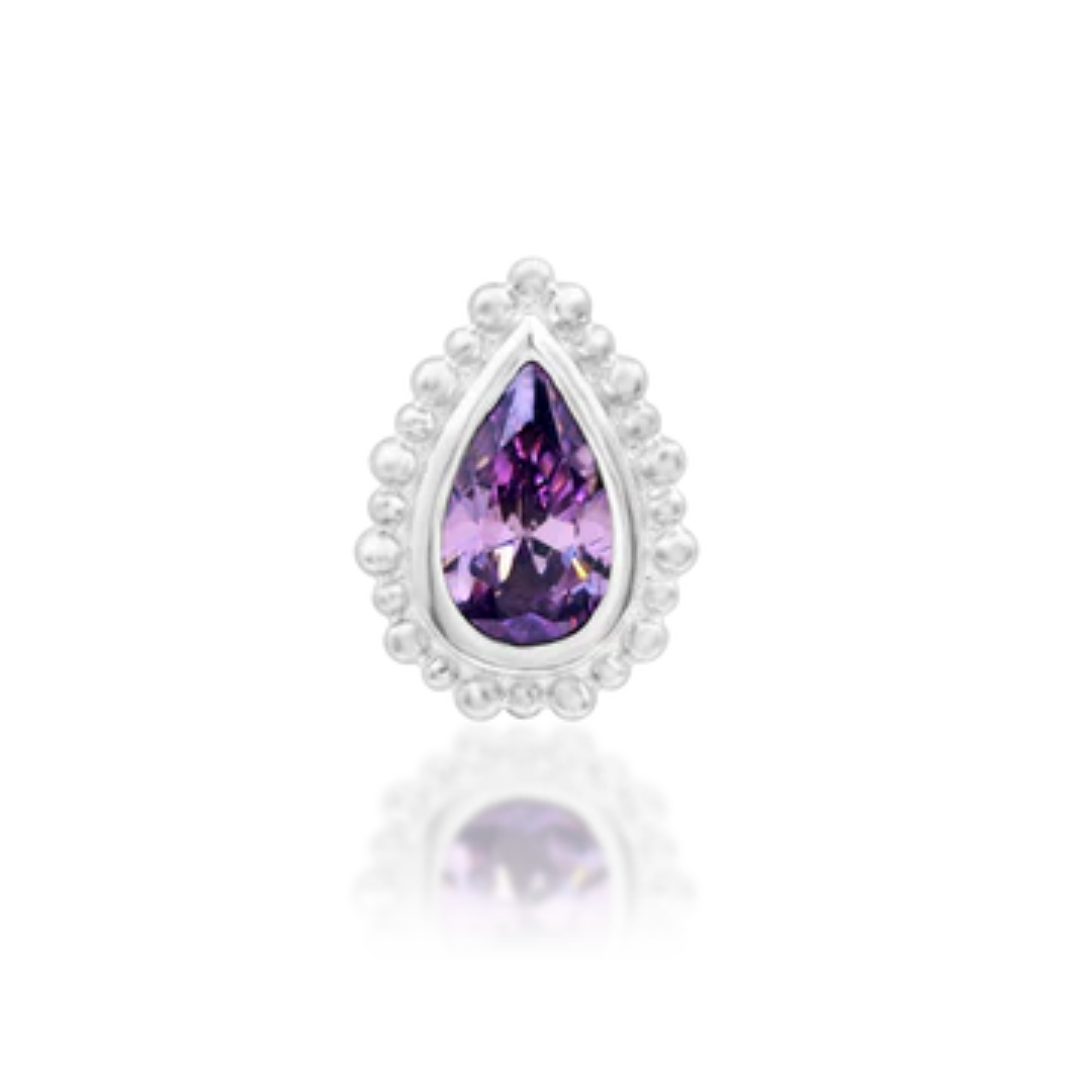 Avani Amethyst Threadless End