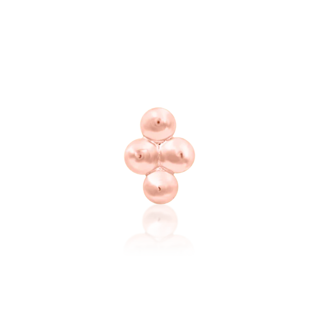 Beaded Diamond Threadless End