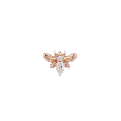 Bee Chic CZ Threadless End