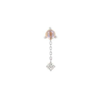 Bianca Moonstone Threadless End