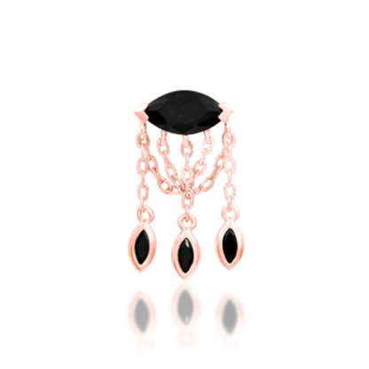 Claudia Black CZ Threadless End