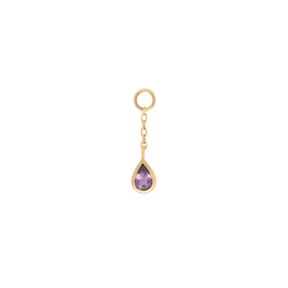 Concorde Amethyst & Chain Charm