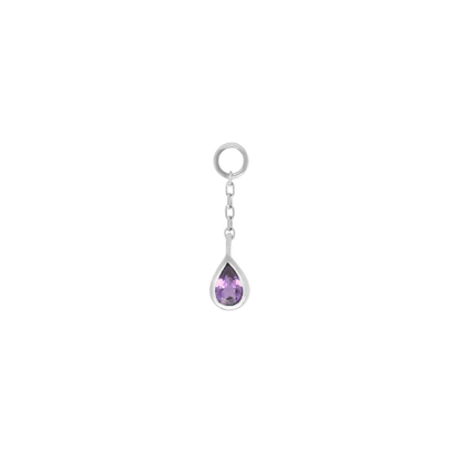 Concorde Amethyst & Chain Charm