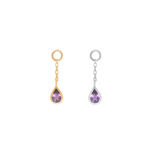 Concorde - Amethyst + Chain - Charm