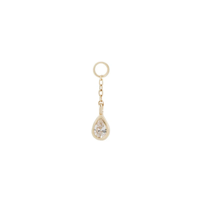 Concorde & Chain CZ Charm
