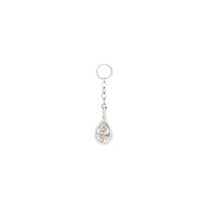 Concorde & Chain CZ Charm