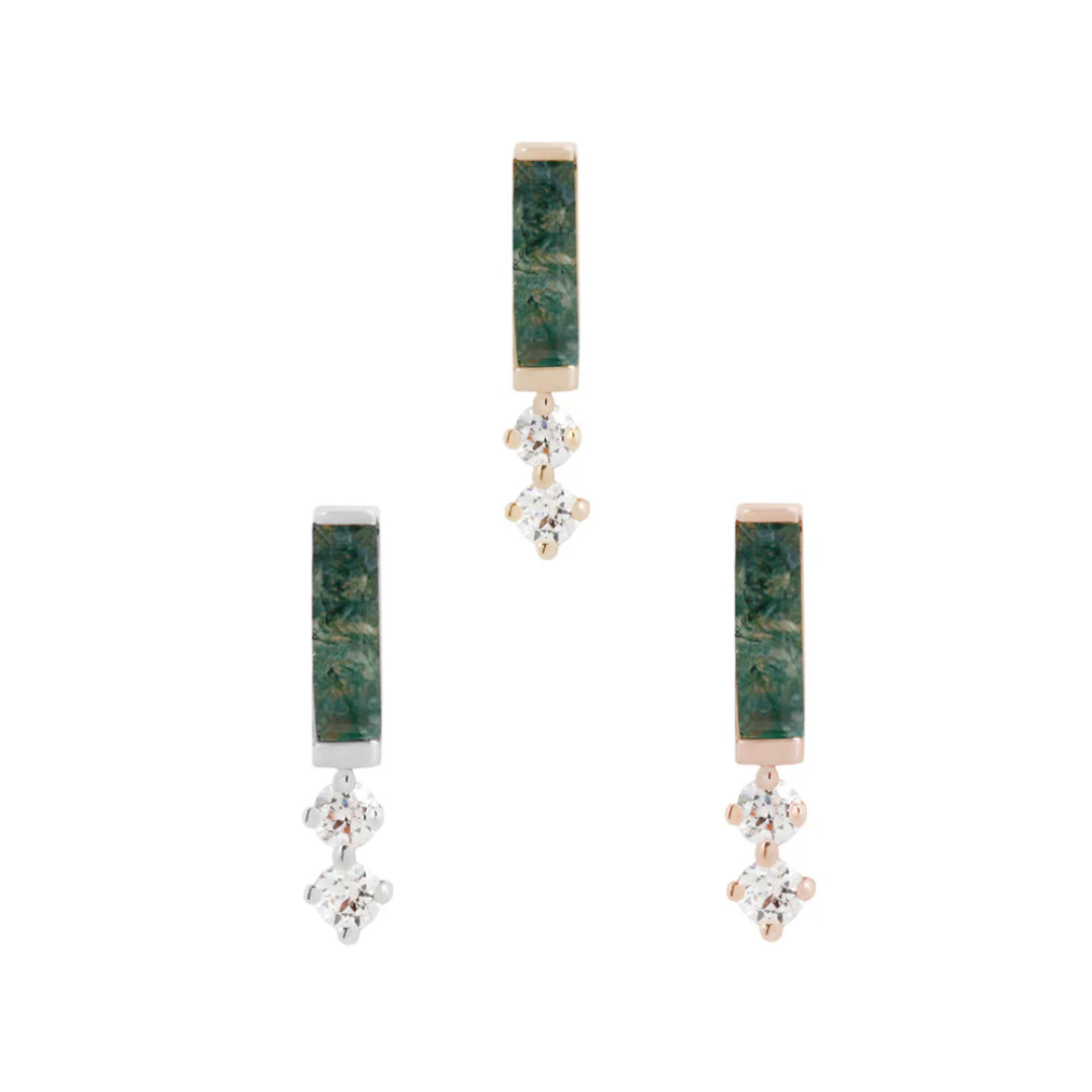 Crave - Moss Agate - Threadless End