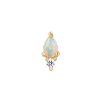 Daydream Opal & CZ Threadless End