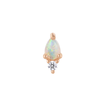 Daydream Opal & CZ Threadless End
