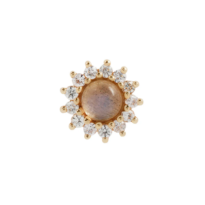 Delphine Labradorite Threadless End
