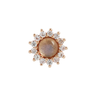 Delphine Labradorite Threadless End