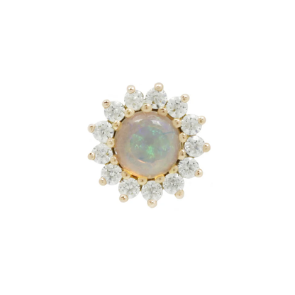Delphine Opal Threadless End