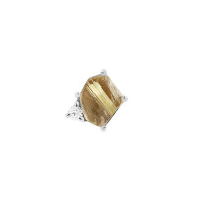 Elicit Rutilated Quartz Threadless End