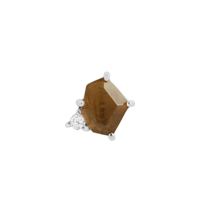 Elicit Smoky Quartz Threadless End