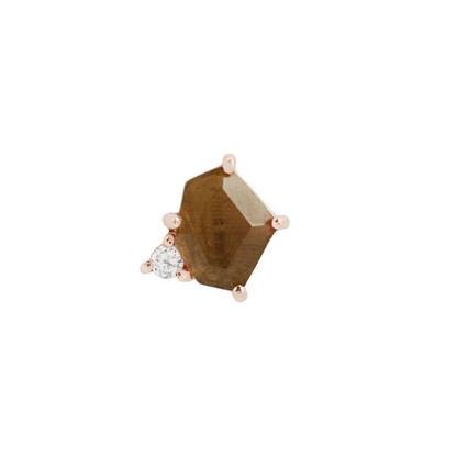 Elicit Smoky Quartz Threadless End