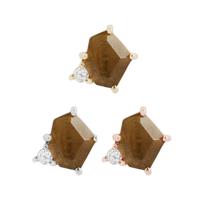 Elicit Smoky Quartz Threadless End